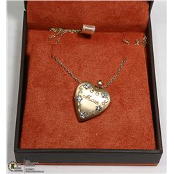 19 INCH GOLD FILLED LOCKET STYLE NECKLACE