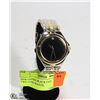 Image 1 : NEW UNISEX BLACK FACE TWO-TONE WATCH,
