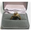 Image 1 : LADIES GOLD SOLITAIRE RING STAMPED 14KT. ESTATE NO
