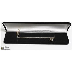 10 KT GOLD 18 INCH CHAIN WITH A 10 KT