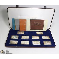 WILDLIFE HABITAT CANADA SILVER INGOT COLLECTION