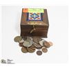 Image 1 : ASSORTED OLD COINS IN BOX
