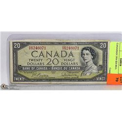 CANADIAN 1954 $20 BILL
