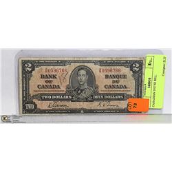 CANADIAN 1937 $2 BILL