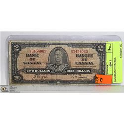 CANADIAN 1937 $2 BILL