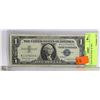 Image 1 : USD $1 BLUE SEAL $1 BILL