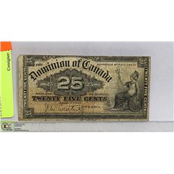 CANADIAN 1900 SHINPLASTER