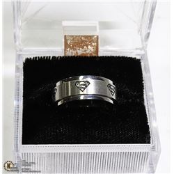 SUPERMAN SPINNER RING SIZE 7
