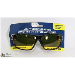 NIGHT VISION GLASSES WITH UV PROTECTION