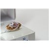 Image 2 : 32) 14KT WHITE GOLD AMETHYST CITRINE QUARTZ &