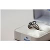 Image 3 : 43) 10KT WHITE GOLD COLORED BLACK DIAMOND