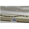 Image 1 : 49) 10KT WHITE GOLD DIAMOND BRACELET.