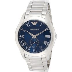 NEW EMPORIO ARMANI BLUE DIAL CHRONO 43MM MSRP $389