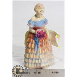 ROYAL DOULTON RD#760007 "BRIDESMAID" FIGURINE