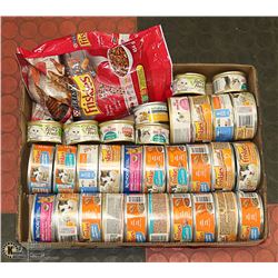 ASSORTED CANNED CAT FOOD.   BB. NOV 2021