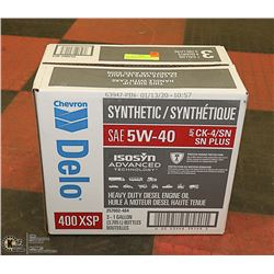 CHEVRON DELO FULL SYNTHETIC 5W40 MOTOR OIL - NEW