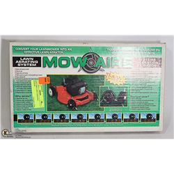MOW AIRE LAWN AERATING SYSTEM