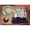Image 1 : A LOT OF YARN 9 YARN ROLLS-  ASSORTED COLOURS