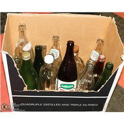 BOX OF COLLECTIBLE BOTTLES