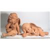 Image 1 : HEAVY TERRA COTTA  OUTDOOR ANGEL GARDEN STATUES -