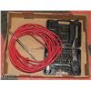 Image 1 : 35 FOOT EXTENSION CORD,JOBMATE TOOL KIT,TIRE GAUGE