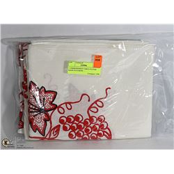 3  EMBROIDERED TABLE CLOTHS MADE IN EUROPE -