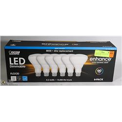 ENHANCE BR30 DAYLIGHT LED LIGHT 6 PACK