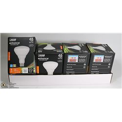 SET OF 4 LED DAYLIGHT - 5000K BULBS USES ONLY 9.4