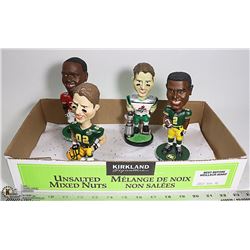LIMITED EDITION GREY CUP BOBBLE HEAD AND 3 OTHERS
