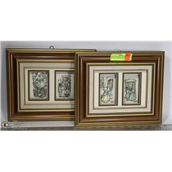 SMALL 3D FRAMED 2 SCENE PICTURE CUSTOM MADE