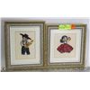 Image 1 : SPANISH THEMED FRAMED NEEDLE POINT PICTURES
