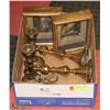 Image 1 : BOX OF ESTATE BRASS ITEMS