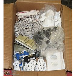 MISC ELECTRICAL - PLUGS, WALL PLATES, WIRE