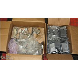 BOX OF 2WAY AND 3WAY COAXIAL CABLE SPLITTERS