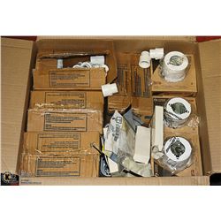 LARGE BOX OF RECESSED LIGHT BAFFLES, 3/4 X 1/2