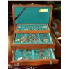 Image 1 : ESTATE JEWELRY BOX  AND CONTENTS