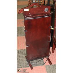 RICH MAHOGHANY PANT PRESSER - NEVER USED