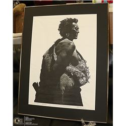 "THE SUNSHINE OF HIGH PLATEAU" FRAMED ART.