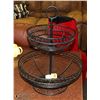 Image 1 : METAL 2 TIER FRUIT BASKET