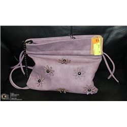 NEW PURPLE LADIES CROSSBODY PURSE