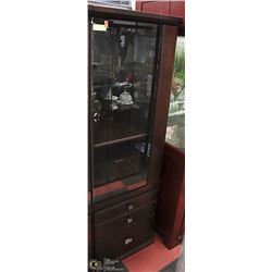 DISPLAY CABINET GLASS DOOR RIGHT OPENING