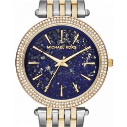 NEW MICHAEL KORS 2-TONE BLUE DIAL MSRP $325 39MM