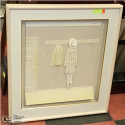 SHADOW BOX PORTRAIT 28 1/2 W 31 1/2 L 2 3/4 D