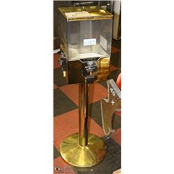 BRASS 4 IN 1 CANDY BUBBLE GUM MACHINE WITH KEYS