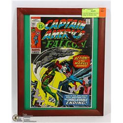 CAPTAIN AMERICA & FALCON #142 COMIC IN FRAME,1960S