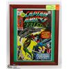 Image 1 : CAPTAIN AMERICA & FALCON #142 COMIC IN FRAME,1960S
