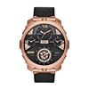 Image 2 : NEW DIESEL 56MM ROSE GOLD BLACK DIAL MSRP $455