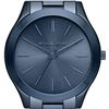 Image 5 : NEW MICHAEL KORS BLUE DIAL ION-PLATED MSRP $265