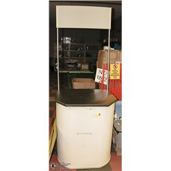 "KWIK STAND" - FOLD-OPEN PORTABLE KIOSK