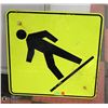 Image 1 : PEDESTRIAN CROSSING STREET SIGN